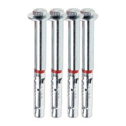 Kit de 4 boulons de fixation M10 &ndash; 14x50mm