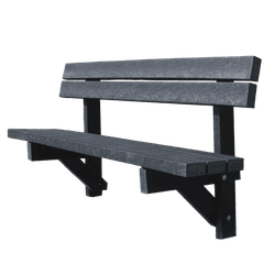 Banc public avec dossier - Bicolore - Mod&egrave;le Paris