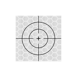 Meetsticker wit klasse 3 T-7500-B reflecterend