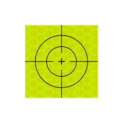 Meetsticker geel/groen klasse 3 T-7500-B fluorescerend