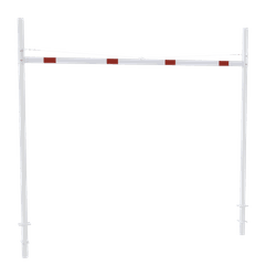 Limiteur de hauteur variable 1,8 - 2,8 m&egrave;tres avec montants &Oslash;102mm - Version fixe