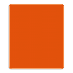 Panneau vierge orange - 1100x1300mm