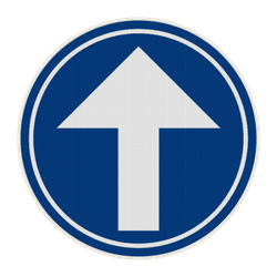 Panneau de signalisation D1a