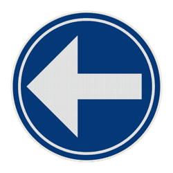 Panneau de signalisation D1b