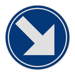 Panneau de signalisation D1d