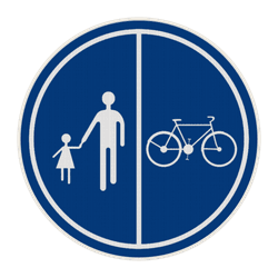 Panneau de signalisation D9b