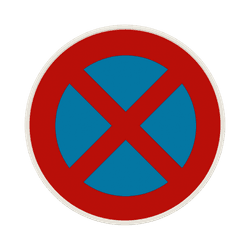 Panneau G2000 - E3 - Arr&ecirc;t et stationnement interdits