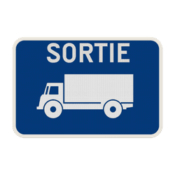 Panneau G2000 - G type III - Sortie de camion