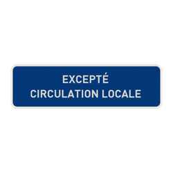 Panneau de signalisation GIV