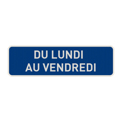 Panneau de signalisation GV