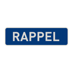 Panneau de signalisation GVI