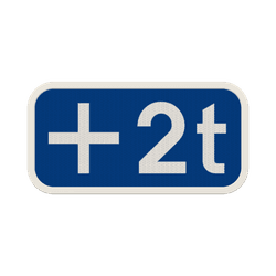 Panneau de signalisation GVIIa