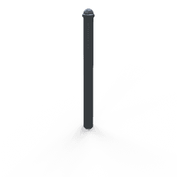 Stilpoller TS-ELITE aus Stahl &Oslash;76mm, anthrazitgrau