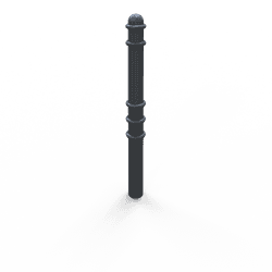 Stilpoller TS-ZENITH aus Stahl &Oslash;76mm, anthrazitgrau