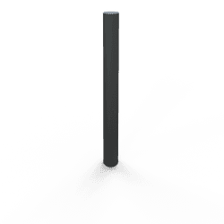Trottoirpaal TS-URBAN staal &Oslash;76 of &Oslash;89mm, antracietgrijs DB703