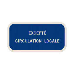 Panneau G2000 - G type IV - Restriction ou interdiction