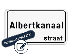 Straatnaambord gepersonaliseerd 400x200mm