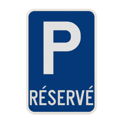 Panneau de stationnement