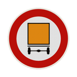 Panneau de signalisation C24a