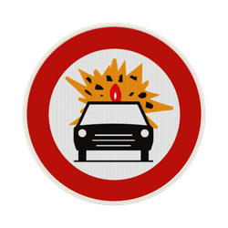 Panneau de signalisation C24b