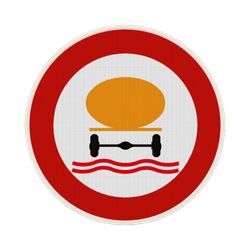 Panneau de signalisation C24c