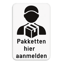 informatiebord - Pakketten aanmelden