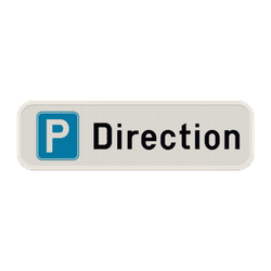 Panneau de stationnement - Direction