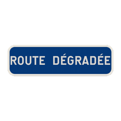 Panneau de signalisation GVI