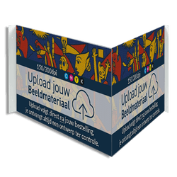 Panoramisch bord - met eigen ontwerp / logo