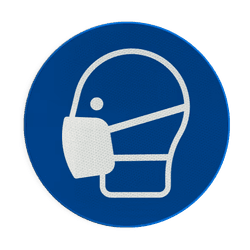 Veiligheidsbord M016 - Mondbescherming verplicht
