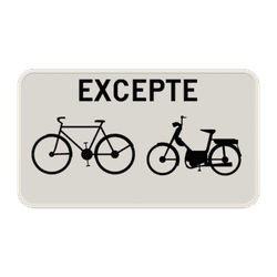 Panneau de signalisation M3bis
