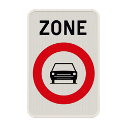 Panneau de signalisation ZC5