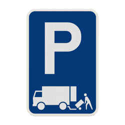 Panneau de stationnement E9 - Livraisons