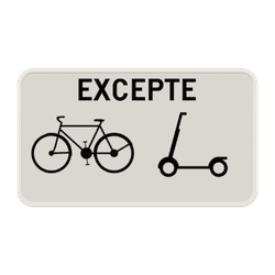 Panneau de signalisation M23