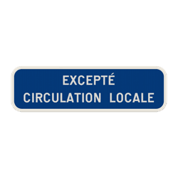 Panneau de signalisation GIV