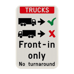 Panneau Trucks Drive In Forwards Only