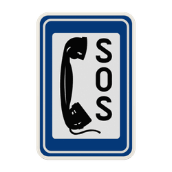 Panneau de signalisation F62