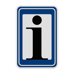 Panneau de signalisation F77