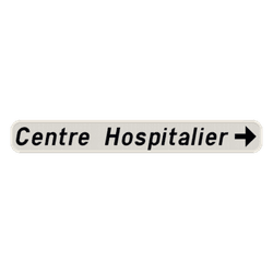 Panneau de signalisation F34a (droite)