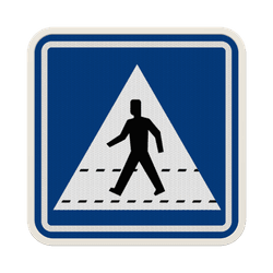 Panneau de signalisation F49