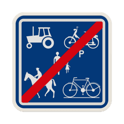 Panneau de signalisation F101c