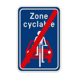 Panneau de signalisation F113