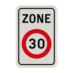 Panneau G2000 - F4a - Zone de vitesse 30km/h