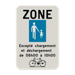 Panneau de signalisation F103