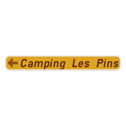 Panneau de signalisation F37