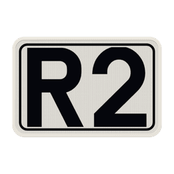 Panneau de signalisation F23d