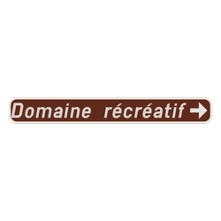 Panneau de signalisation F35