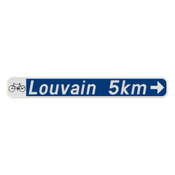 Panneau de signalisation F34b1