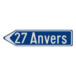 Panneau de signalisation F29