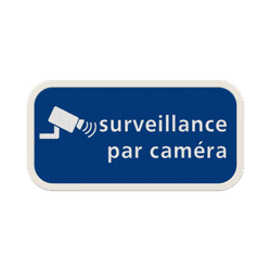 Panneau surveillance par cam&eacute;ra